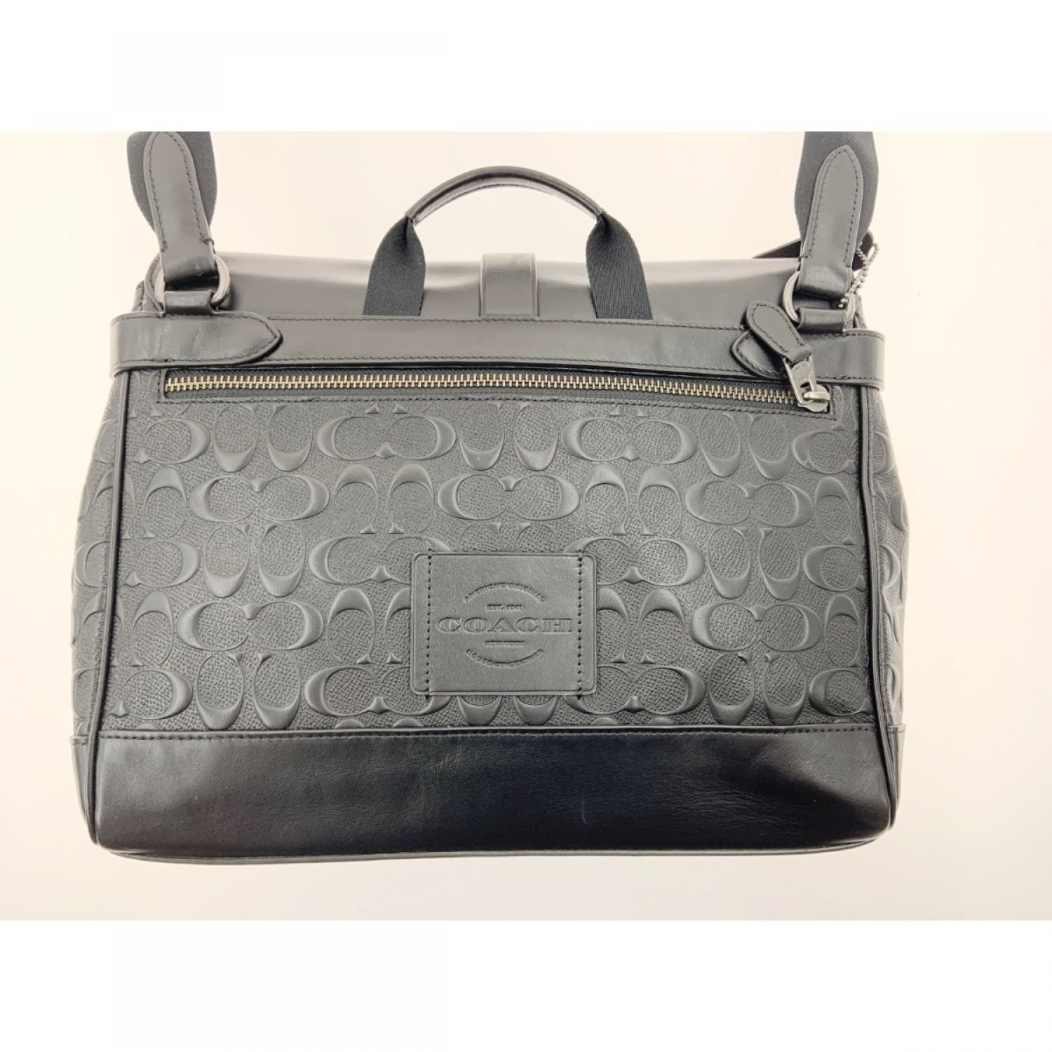 中古】 COACH コーチ 2WAY ショルダーバッグ F67355 ブラック Bランク