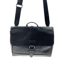 〇〇 COACH コーチ 2WAY ショルダーバッグ F67355 ブラック Bランク