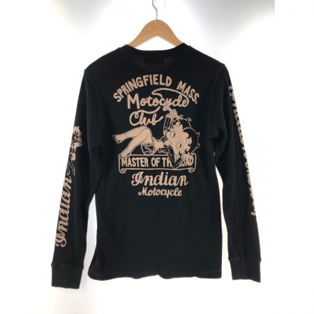  Indian インディアン メンズ カットソー サーマルカットソー サイズM ブラック