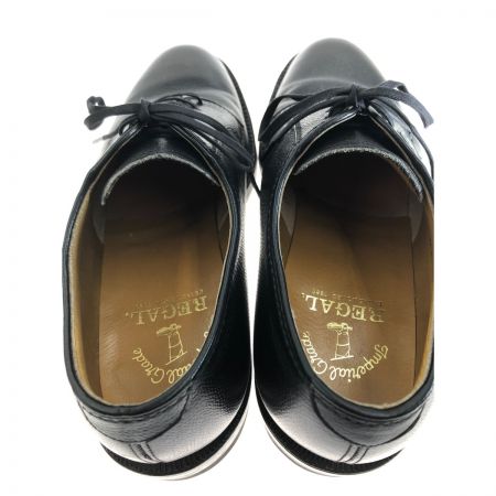  REGAL リーガル 靴 シューズ プレーントゥシューズ 25cm ブラック