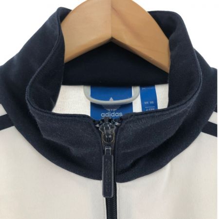  adidas アディダス メンズ ジャージ ジャージトップ サイズＭ ホワイト×ネイビー
