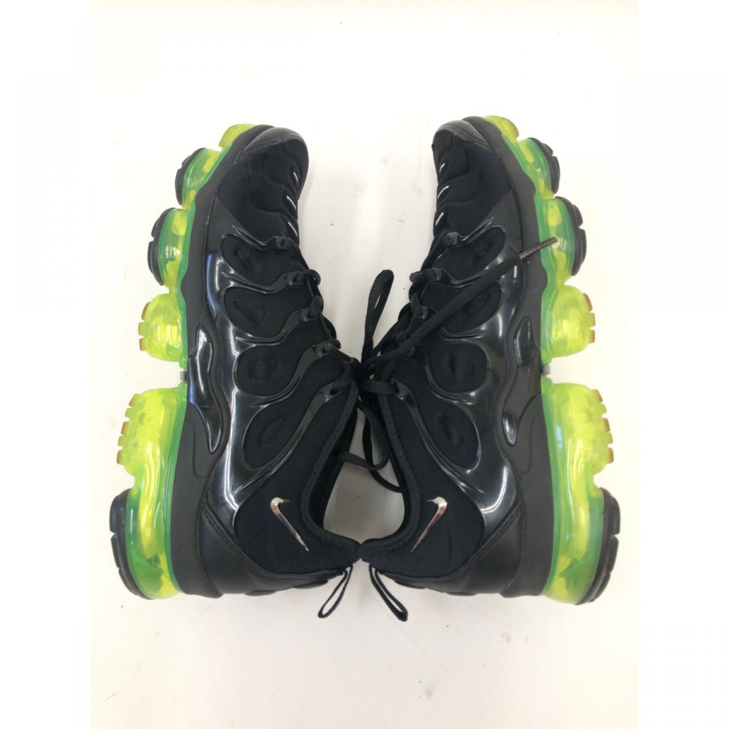 〇〇NIKE ナイキ 靴 AIR VAPORMAX PLUS 27.0cm  924453-015 ブラック×グリーン