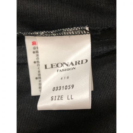  LEONARD レオナール レディース ジャケット サイズLL ブラック
