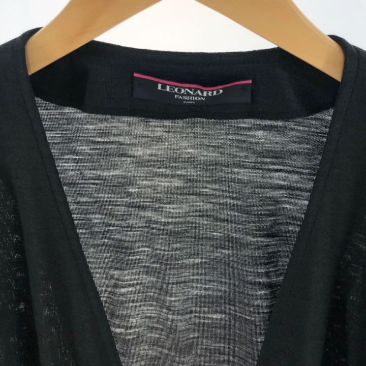 LEONARD レオナール レディース ジャケット サイズLL ブラック - 中古