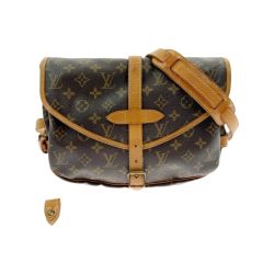 〇〇 LOUIS VUITTON ルイヴィトン ソミュール30 ショルダーバッグ M42256 ブラウン 現状渡し Dランク