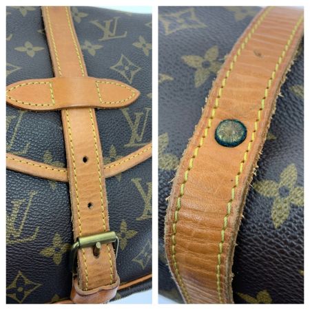  LOUIS VUITTON ルイヴィトン ソミュール30 ショルダーバッグ M42256 ブラウン 現状渡し