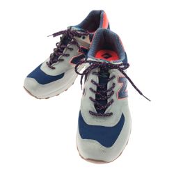 〇〇 NEW BALANCE ニュー・バランス メンズ 靴 スニーカー 27.5cm ML574EXC グレー×ネイビー Bランク