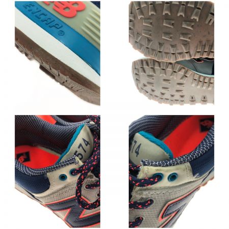  NEW BALANCE ニュー・バランス メンズ 靴 スニーカー 27.5cm ML574EXC グレー×ネイビー