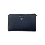 PRADA プラダ 二つ折り財布 レディース 1ML225 グレー - 中古バッグ