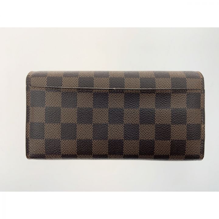 LOUIS VUITTON ルイヴィトン ダミエ ポルトフォイユ サラ 二つ折り財布 N60114 ブラウン  現状渡し｜中古｜なんでもリサイクルビッグバン