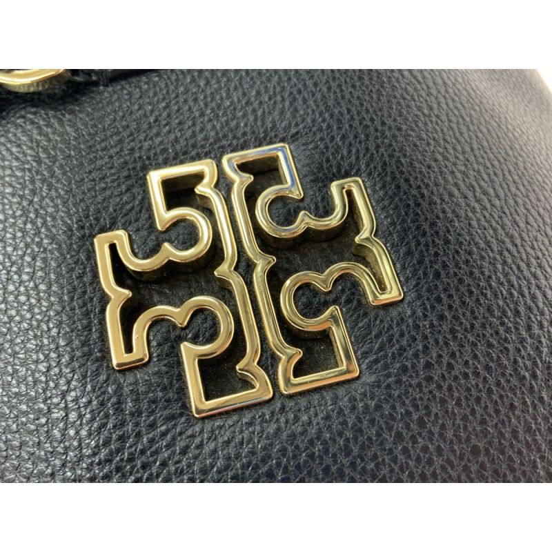 中古】 TORY BURCH トリーバーチ 2way ショルダーバッグ ブラック