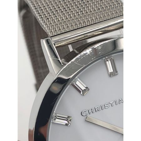  Christian Paul メンズ 腕時計 ラグゼコレクション S003BKSV シルバー x ホワイト