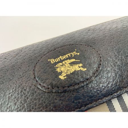  Burberrys バーバリーズ シャドーホース ノバチェック セカンドバッグ ベージュ x ブラウン