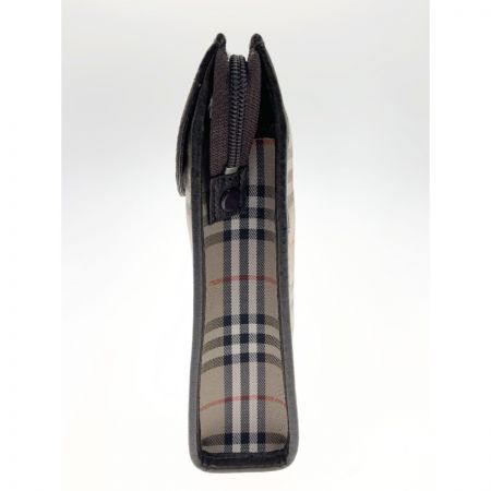  Burberrys バーバリーズ シャドーホース ノバチェック セカンドバッグ ベージュ x ブラウン