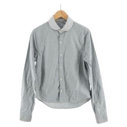 〇〇 DENHAM デンハム メンズ シャツ サイズS ライトグレー Bランク