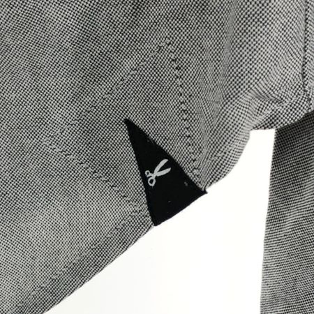  DENHAM デンハム メンズ シャツ サイズS ライトグレー