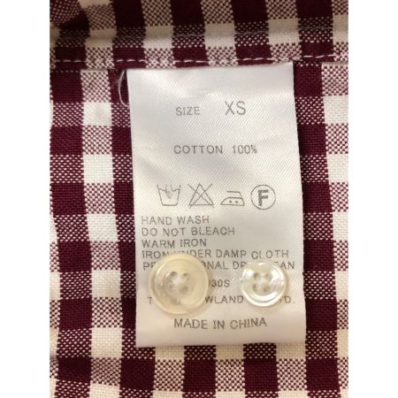  TOMORROW LAND トゥモローランド メンズ シャツ チェック サイズXS