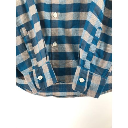  TOMORROW LAND トゥモローランド メンズ シャツ チェック サイズS ブルー