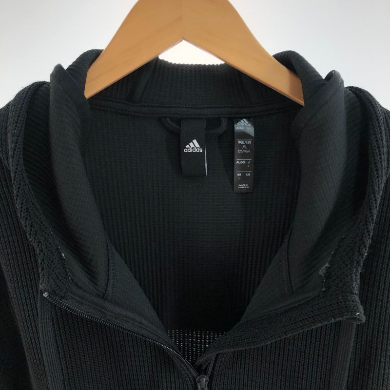 中古】 adidas アディダス メンズ パーカー ニットジップアップ