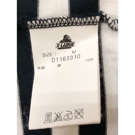  X-LARGE エクストララージ メンズ カットソー ボーダー サイズM ホワイト×ネイビー