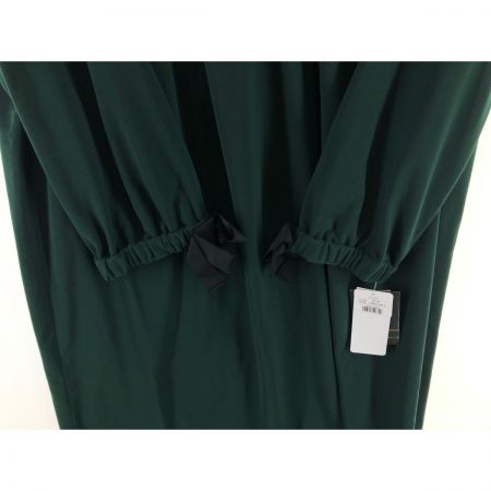  Leilian レリアン レディース ワンピース 袖リボン サイズ17+ グリーン