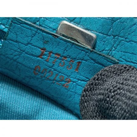  GUCCI グッチ GGプラス トートバッグ 117551 ブラウン×ターコイズ x ブルー
