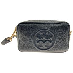  TORY BURCH トリーバーチ レザー ショルダーバッグ 55691  ブラック Bランク