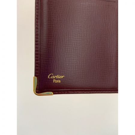 【中古】 Cartier カルティエ マストライン 二つ折り 長財布 札入れ