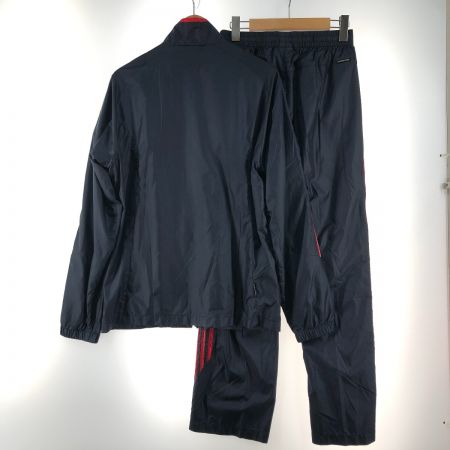  adidas アディダス メンズ セットアップ サイズM ADｽRA722 ネイビー×レッド