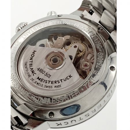  MONTBLANC モンブラン スター クロノグラフ オートマティック  腕時計 106468 シルバー