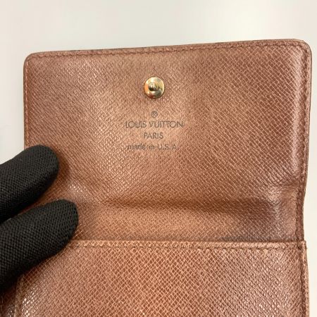  LOUIS VUITTON ルイヴィトン モノグラム ポルトフォイユ エリーズ Wホック短財布 M61652 ブラウン