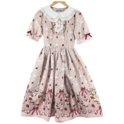 〇〇 axes femme アクシーズファム kawaii ベリーフィールズワンピース レディース サイズM ライトピンク Aランク