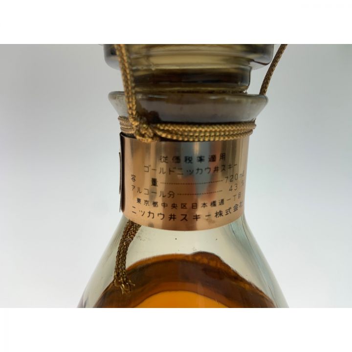 北海道内限定発送】 NIKKA WHISKY ニッカウイスキー GOLD ゴールド 特級 国産 720ml 43% 未開栓 ｜中古｜なんでもリサイクルビッグバン