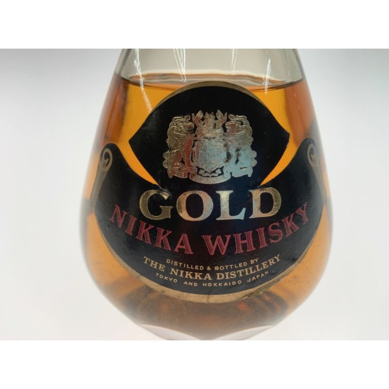 中古】【北海道内限定発送】 NIKKA WHISKY ニッカウイスキー GOLD