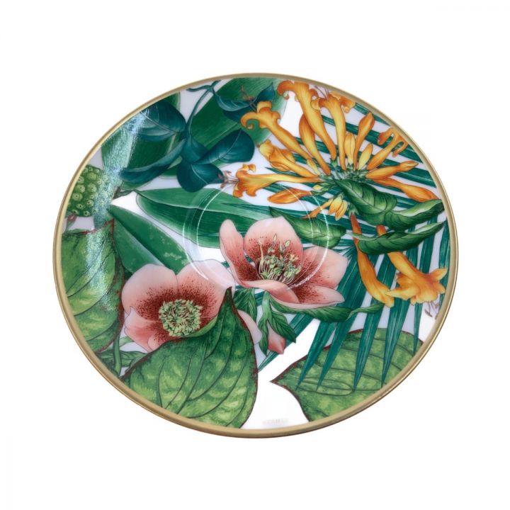 エルメス マグカップ パシフォリア グリーン ホワイト 植物 花 陶器 小物 その他 エルメス HERMES パシフォリア 044031 マグカップ シングル