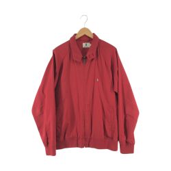 〇〇 HUSH PUPPIES ハッシュパピー メンズ ジャケット スイングトップ サイズL 08929 ボルドー Bランク