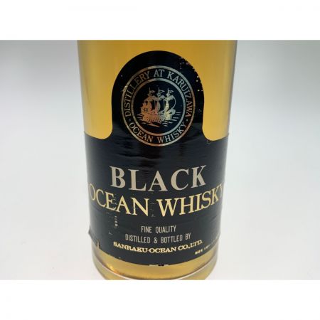 【北海道内限定発送】 BLACK OCEAN WHISKY ウィスキー 1級 720ml 40度 未開栓
