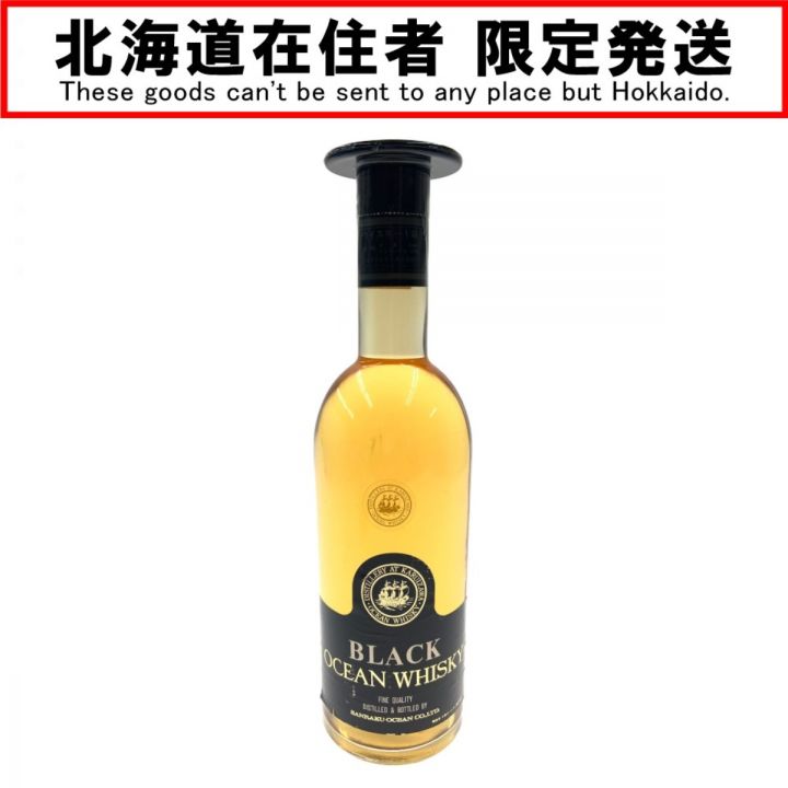 北海道内限定発送】 BLACK OCEAN WHISKY ウィスキー 1級 720ml 40度 未開栓｜中古｜なんでもリサイクルビッグバン