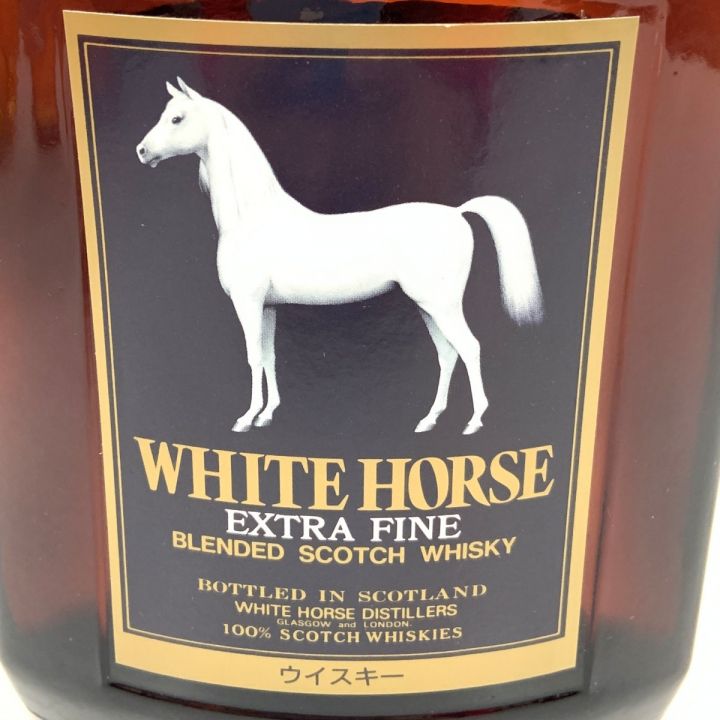 WHITER HORSE ホワイトホース エクストラファイン スコッチウィスキー 750ml 43% 未開栓｜中古｜なんでもリサイクルビッグバン