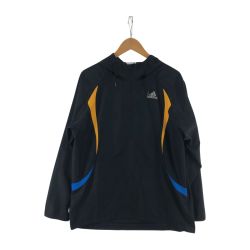〇〇 adidas アディダス メンズ ジャケット アノラックパーカー サイズM ブラック×オレンジ Bランク