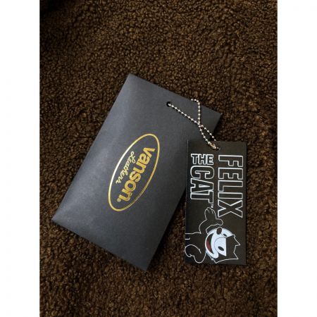  VANSON バンソン メンズ ジャケット フライトジャケット サイズL FXV-524 カーキ×ブラウン