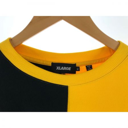 X-LARGE エクストララージ メンズ スウェット サイズXL 01193221 ブラック×イエロー