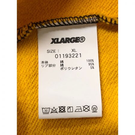  X-LARGE エクストララージ メンズ スウェット サイズXL 01193221 ブラック×イエロー