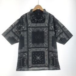 〇〇 THE NORTH FACE ザノースフェイス ショートスリーブアロハベントシャツ メンズ サイズXL NR22330 ブラック Aランク