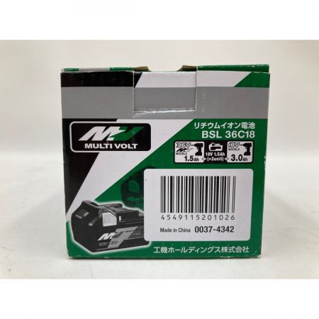  HiKOKI ハイコーキ リチウムイオンバッテリー  BSL 36C18 未使用品