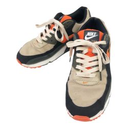 〇〇 NIKE ナイキ メンズ スニーカー AIR MAX 90 TWEED 26.5cm DH4619-200 ベージュ×オレンジ Bランク