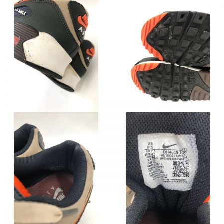  NIKE ナイキ メンズ スニーカー AIR MAX 90 TWEED 26.5cm DH4619-200 ベージュ×オレンジ