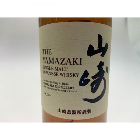 【北海道内限定発送】 YAMAZAKI 山崎/サントリー ノンヴィンテージ シングルモルト ウイスキー 43度 700ml  未開栓