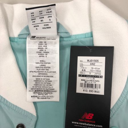  NEW BALANCE ニュー・バランス レディース ジャケット サイズXS WJ01505 スカイブルー