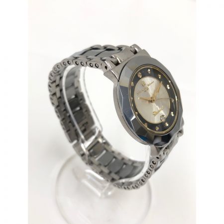  Salvatore Marra メンズ 腕時計 SM-8011 シルバー x ブラック